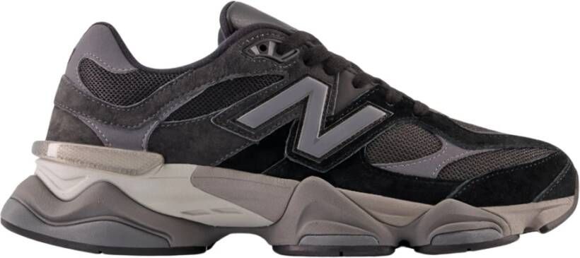 New Balance Moderne en comfortabele zwarte en Castlerock sneakers Black