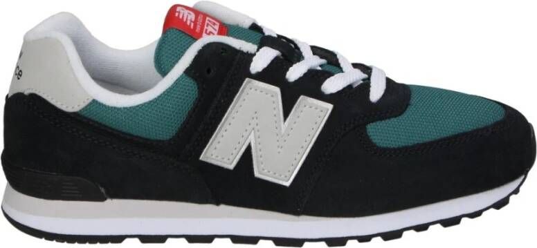 New Balance 574 V1 sneakers zwart grijsblauw Suede Meerkleurig 40