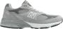 New Balance Grijze Sportieve Rubberen Zool Heren Sneakers Gray Heren - Thumbnail 4