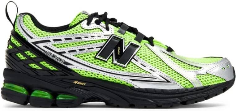 New Balance Neon Groene Panel Sneakers Green Heren