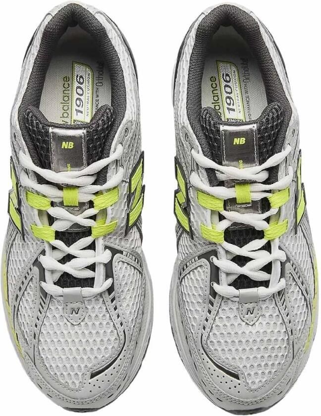 New Balance 1906R Sneakers Heren Grijs Mesh Synthetisch