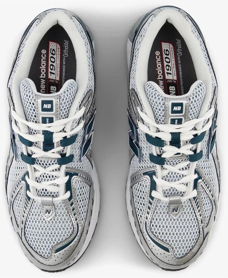 New Balance 1906R White NB Navy Silver Mesh Unisex - Foto 2