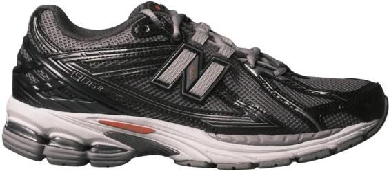 New Balance Retro Zwarte Sneaker met Metalen Accenten - Foto 3