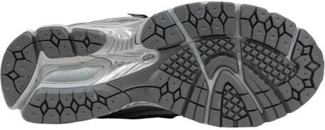 New Balance Grijze Sneakers Logo Stof Suède Rubber Gray Heren - Foto 4