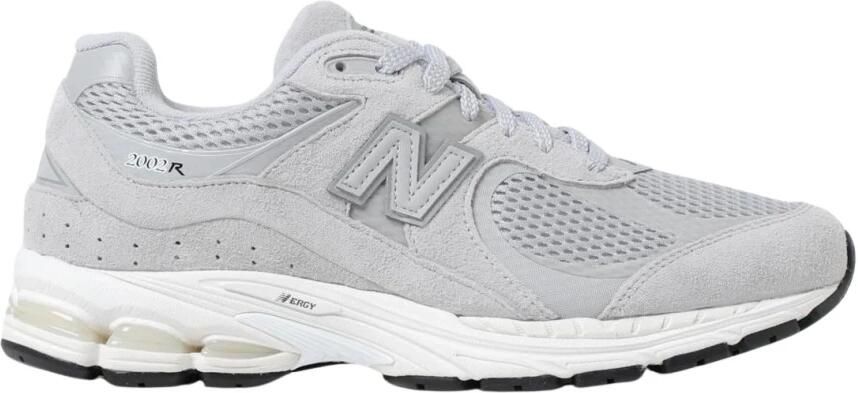 New Balance Grijze Logo Sneakers Suède Rubberen Zool Gray Heren - Foto 3