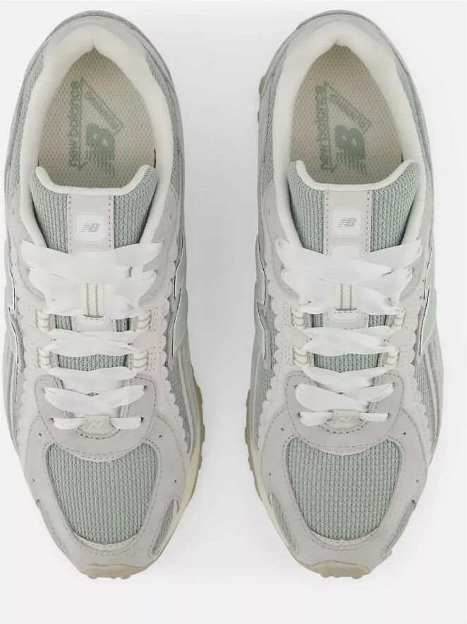 New balance Sneakers laag '204' lichtgrijs pastelgroen wit - Foto 2
