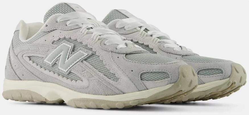 New balance Sneakers laag '204' lichtgrijs pastelgroen wit - Foto 7