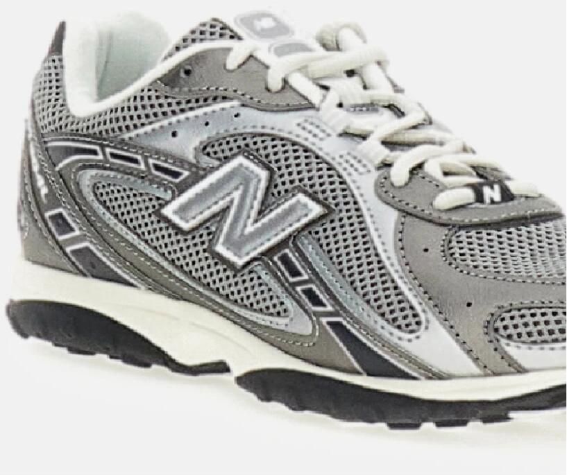 New Balance 204L Sneakers Dames Zilver Mesh Synthetisch - Foto 2
