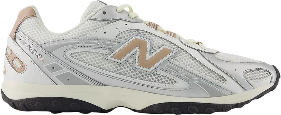 New Balance 204L Sneakers Dames Grijs Mesh Synthetisch