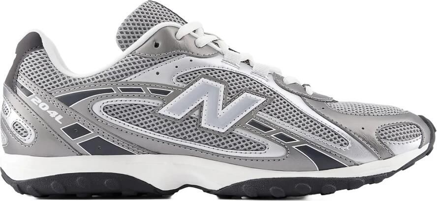 New Balance 204L Sneakers Dames Zilver Mesh Synthetisch