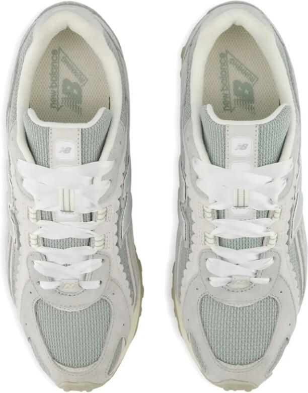 New balance Sneakers laag '204' lichtgrijs pastelgroen wit - Foto 6