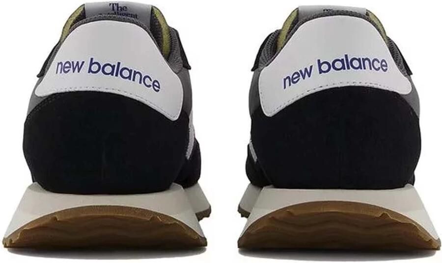 New Balance Zwarte Bimateriaal Sneakers met Groot Logo Black Heren - Foto 2