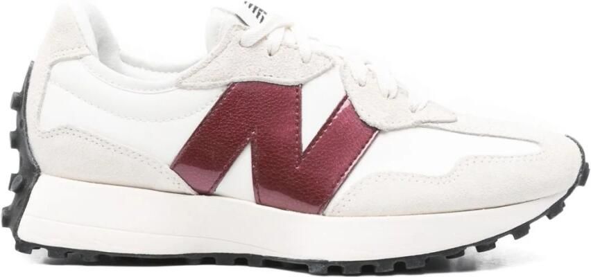 New Balance 327 Sneakers Dames Wit Leer Synthetisch