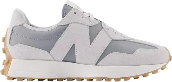 New Balance 327 Sneakers Grijs Leer Synthetisch