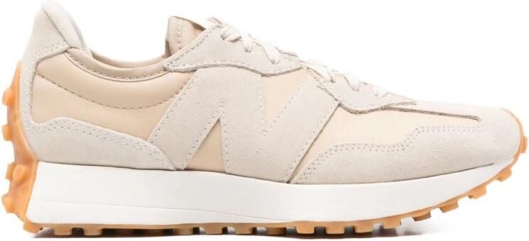 New Balance 327 Sneakers Dames Beige Leer Synthetisch