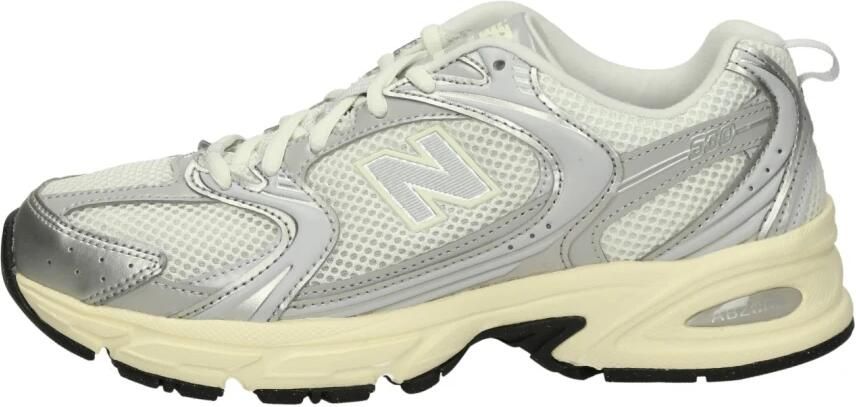 New Balance 530 Sneakers Dames Zilver Synthetisch Textil