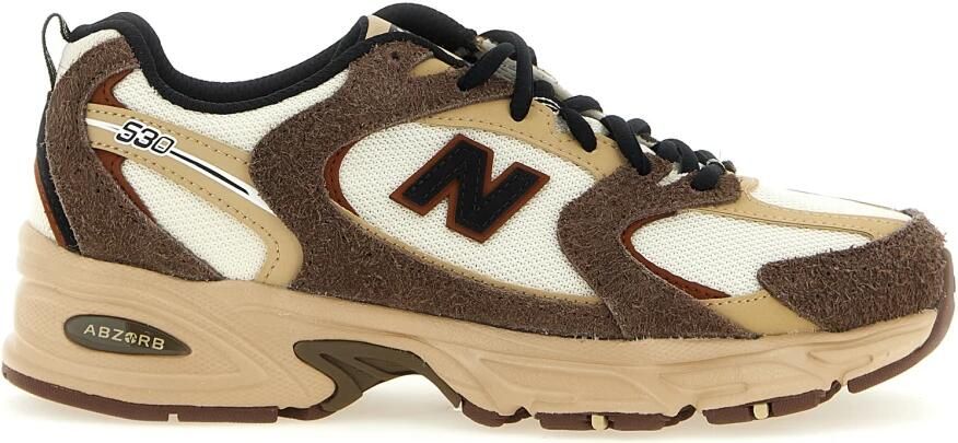 New Balance 530 Sneakers Dames Bruin Synthetisch Textil