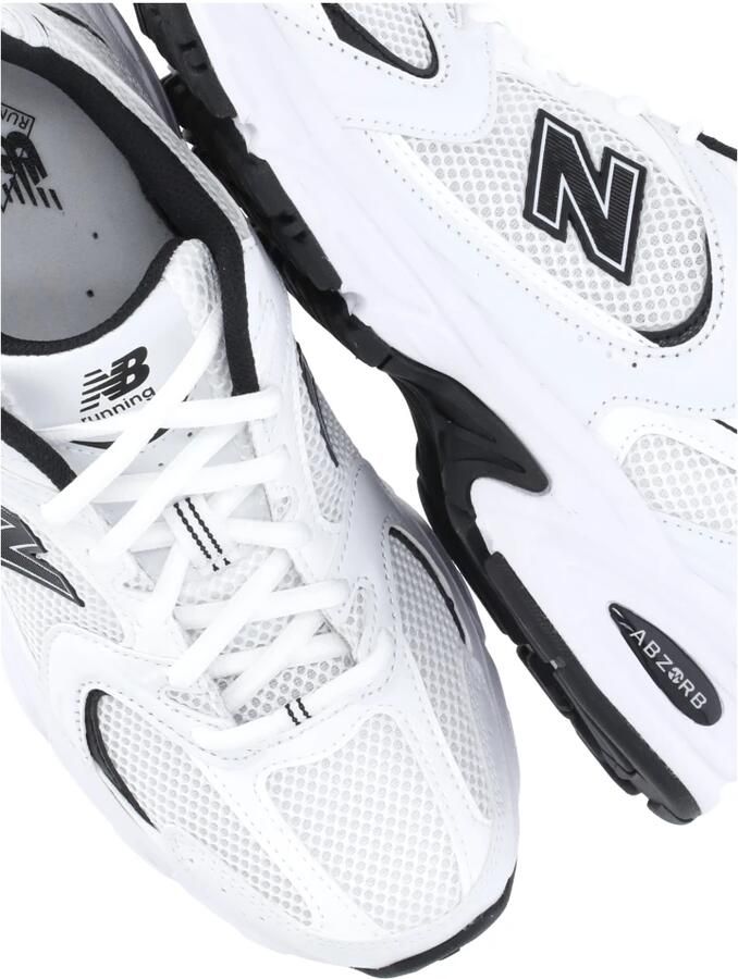 New Balance Comfort Sneakers met Stoffen en Leren Bovenwerk White - Foto 8