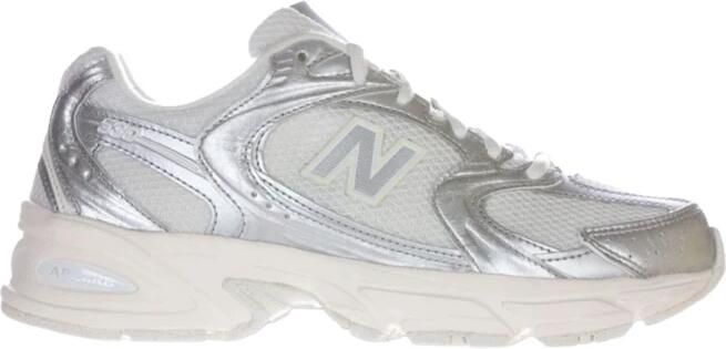 New Balance 530 Sneakers Dames Zilver Synthetisch Textil