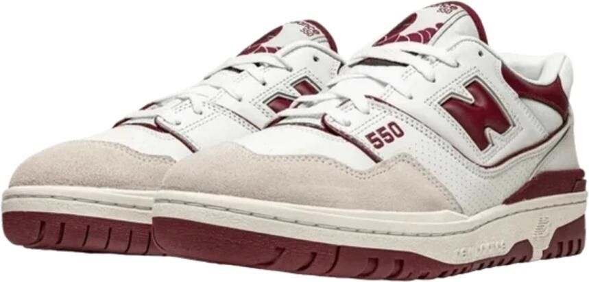 New Balance Nb 550 Heren Schoenen White Mesh Synthetisch Foot Locker - Foto 2
