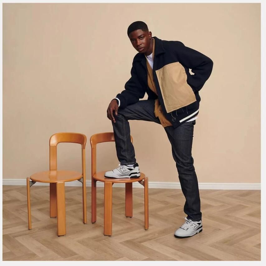 New Balance 550 Schoenen Wit Maat: 41.5 Leer Synthetisch Foot Locker - Foto 2