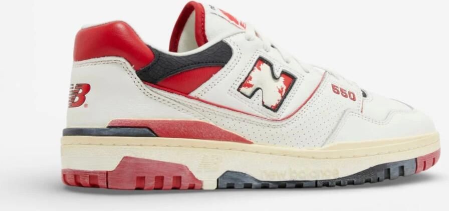 New Balance Lage Sneakers 550 Vintage Pack Team Red - Foto 2