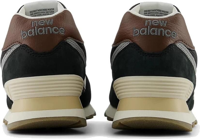 New balance Sneakers laag '574' basaltgrijs zwart wit - Foto 7
