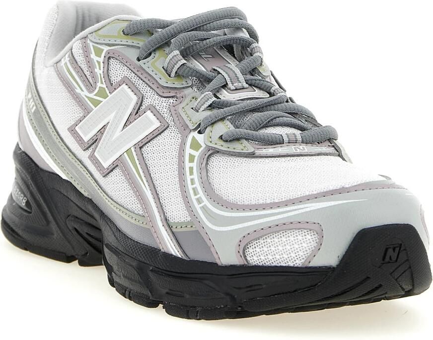 New balance Sneakers laag '740' rookgrijs pastelgroen oudroze wit - Foto 2