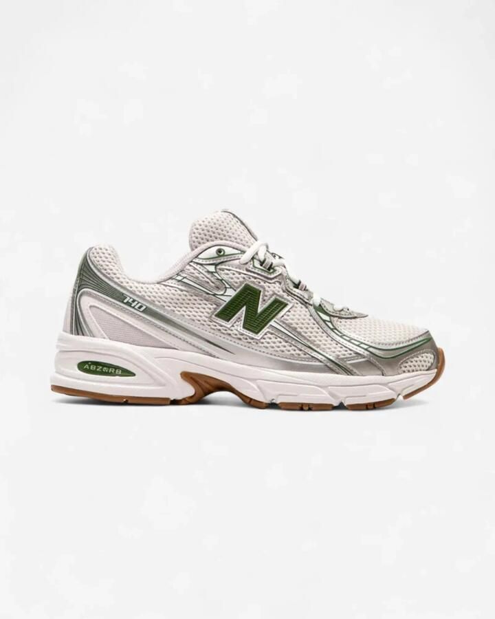 New Balance Lage Sneakers 740v2 Grey Matter Dark Alpine Green - Foto 2