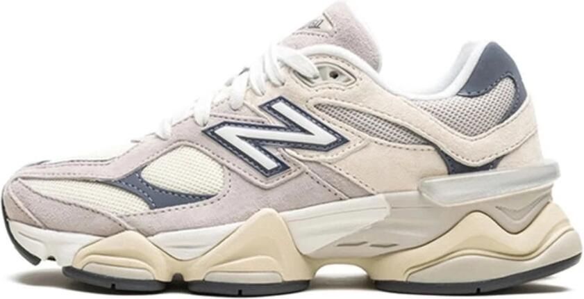 New Balance Sneakers van mesh en suède met iconisch N-monogram White - Foto 13