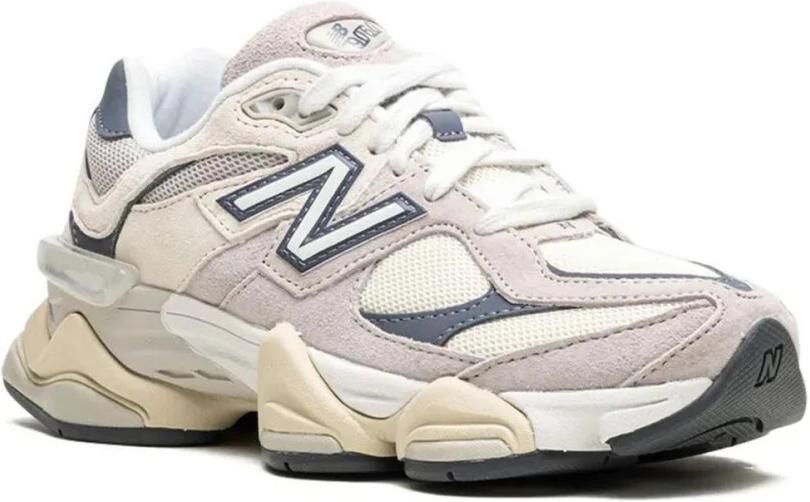 New Balance Sneakers van mesh en suède met iconisch N-monogram White - Foto 7