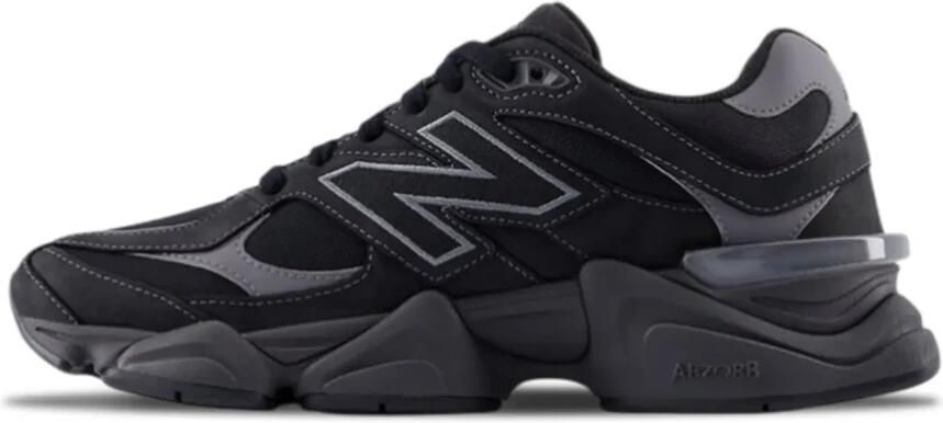 New Balance 9060 Sneakers Dames Zwart Leer