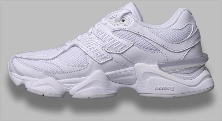 New Balance 9060 Heren Schoenen Wit Maat: 47.5 Suède Foot Locker - Foto 2