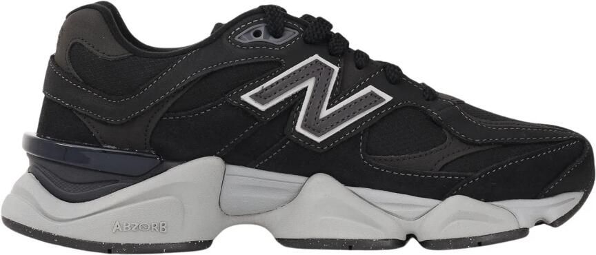New Balance Platte zwarte schoenen 9060 Cordura