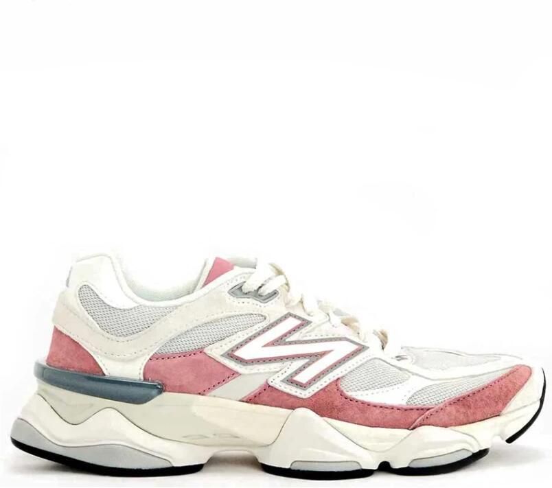 New balance Sneakers laag '9060' kastanjebruin basaltgrijs eierschaal - Foto 6