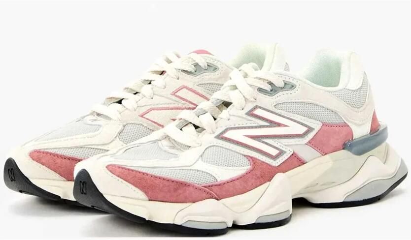 New balance Sneakers laag '9060' kastanjebruin basaltgrijs eierschaal - Foto 7