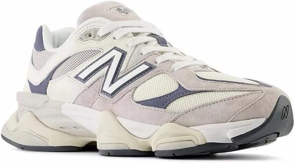 New Balance Sneakers van mesh en suède met iconisch N-monogram White - Foto 8