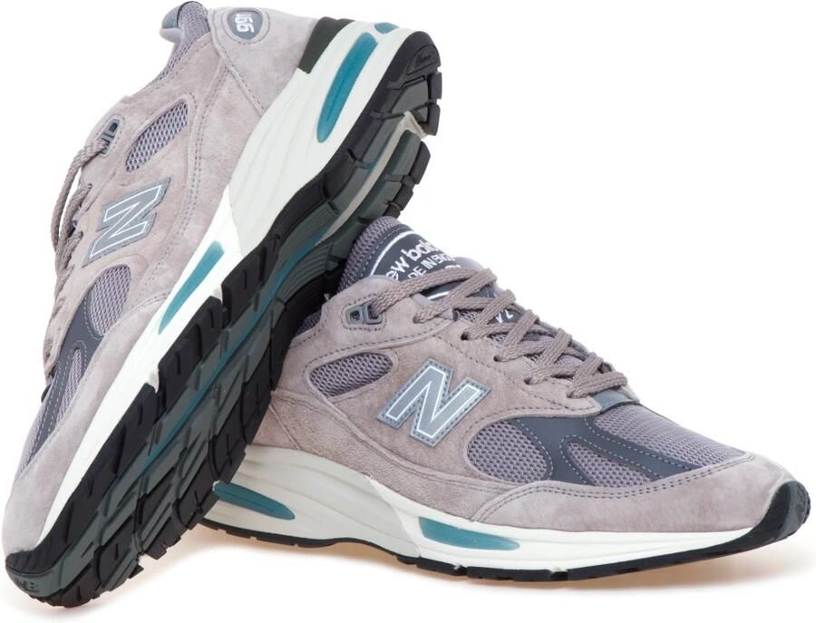 New Balance 991 V2 Dove Unisex Wit Grijs Suede Made in UK - Foto 2