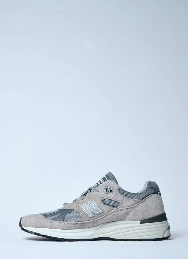 New Balance 991 V2 Dove Unisex Wit Grijs Suede Made in UK - Foto 10