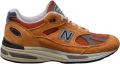 New Balance Lage Sneakers Baskets 991 daim - Oranje
