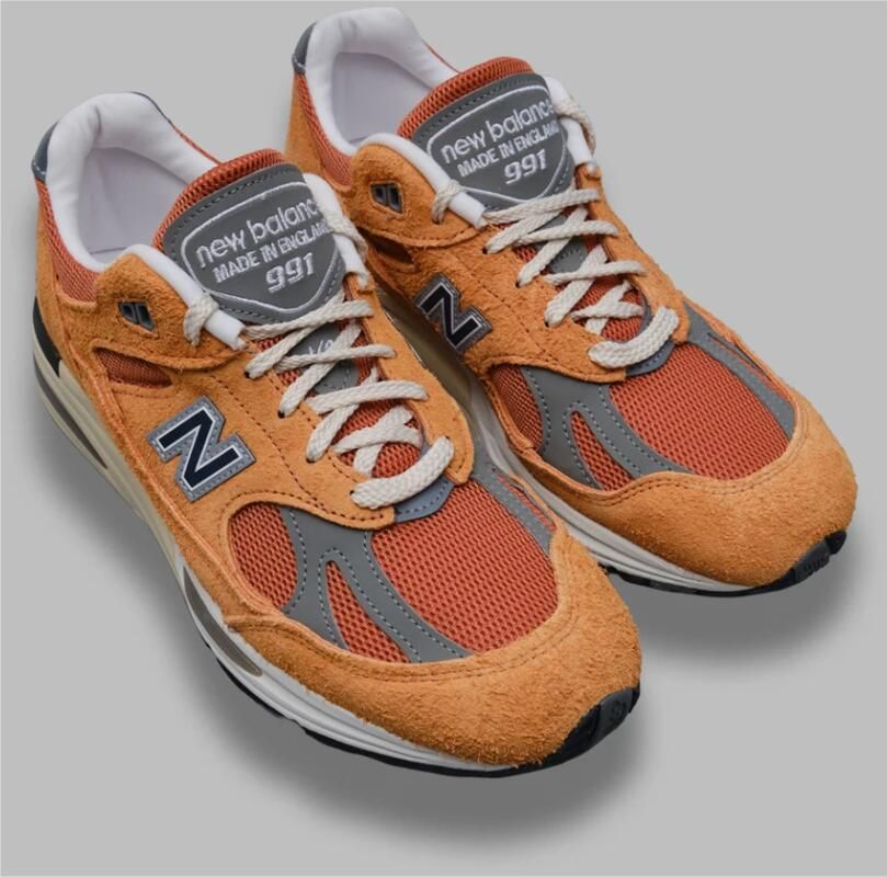 New Balance Lage Sneakers Baskets 991 daim - Foto 2