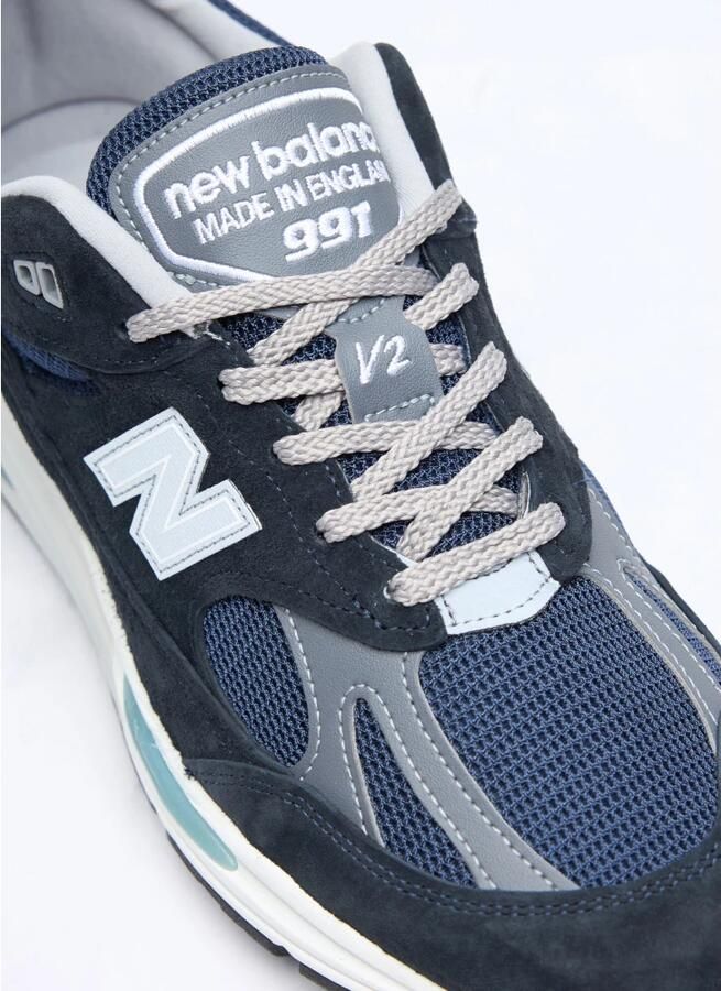 New Balance 991v2 Made in UK Sneakers Dark Navy Donkerblauw 991 Lifestyle Unisex - Foto 17