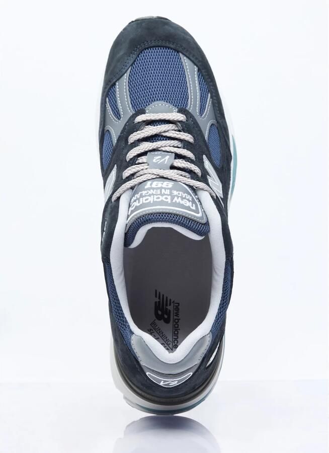New Balance 991v2 Made in UK Sneakers Dark Navy Donkerblauw 991 Lifestyle Unisex - Foto 4