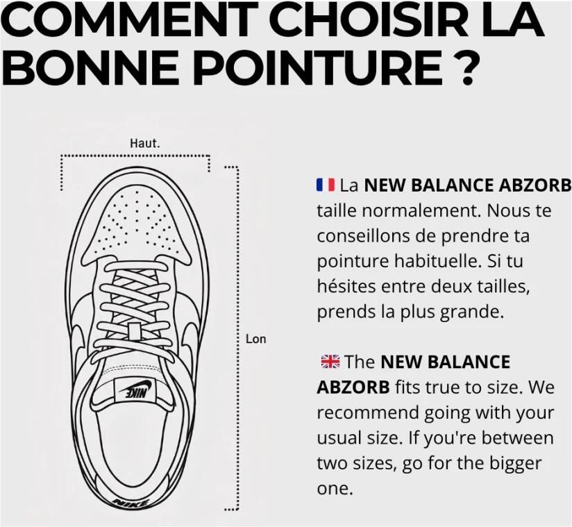 New Balance Lage Sneakers Abzorb 2000 Navy Neptune Grey - Foto 2