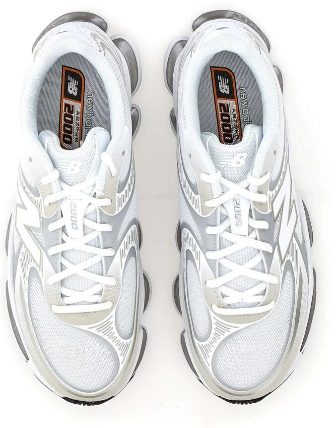 New Balance 2000 Unisex White Silver Metallic - Foto 5