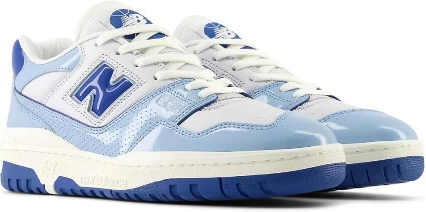 New Balance 550 Patent Leren Sneakers Blue Heren - Foto 4