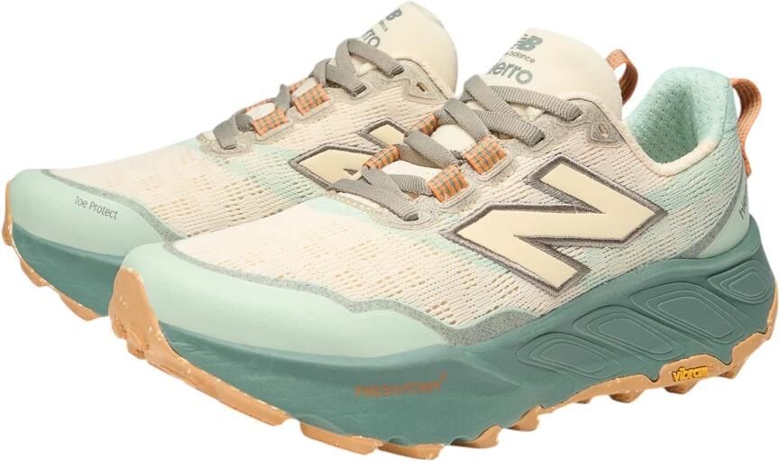 New Balance Fresh Foam X Hierro V9 Sneakers Dames Beige Leer