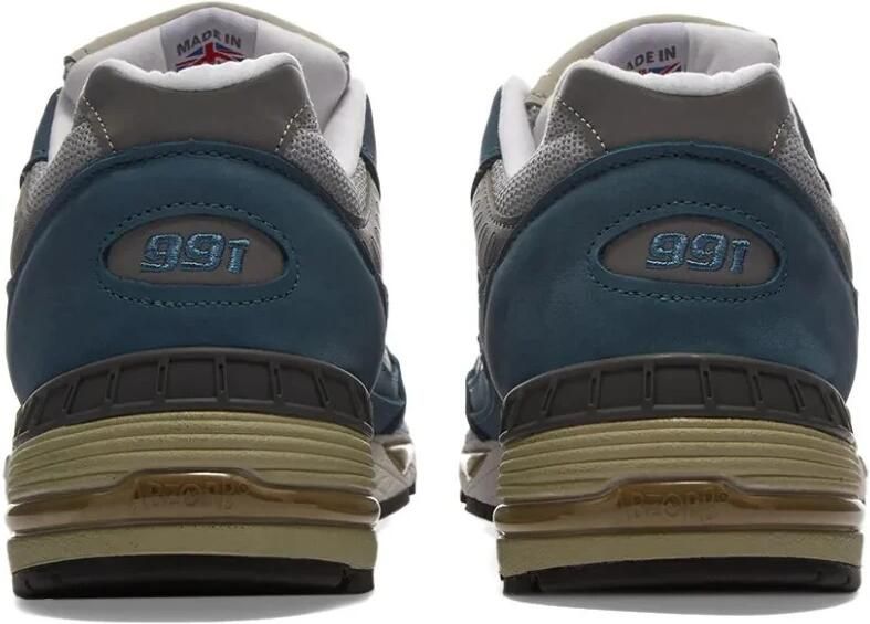 New Balance Blauw en grijs sneakers Made in UK