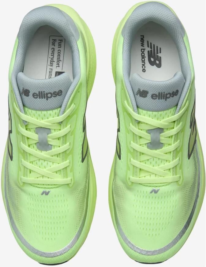 New balance Loopschoen 'Ellipse v1' zilvergrijs neongroen - Foto 4