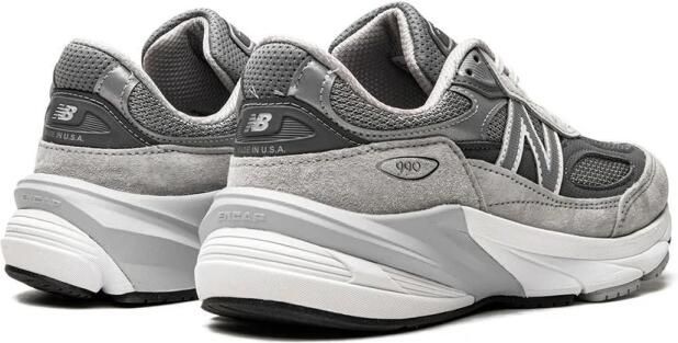 New Balance Grijze Leren Sneakers met Contrasterend Paneel - Foto 2